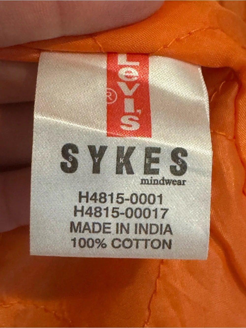 VTG  Rare Levi's Sykes Mindwear Multi-Pocket Utility Jacket Tan/Orange Large